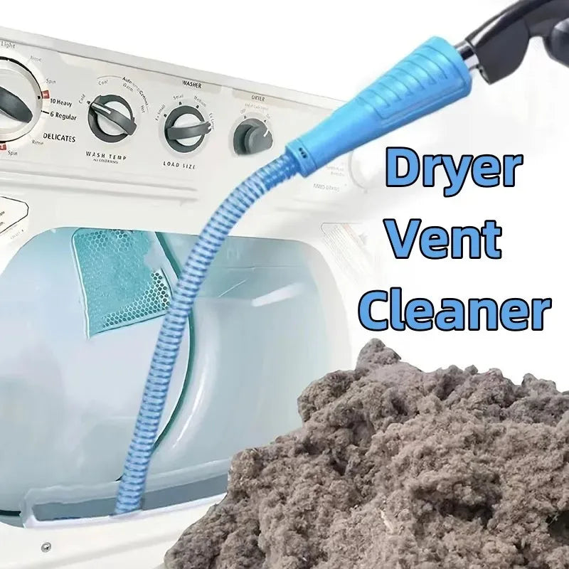 Bendable Dryer Vent Lint Cleaner - Universal Vacuum Attachment